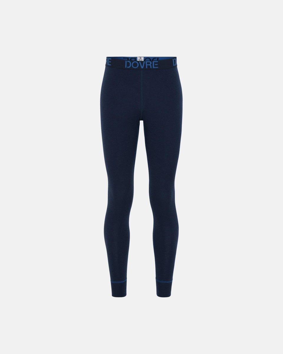 Dovre Long johns | 100% økologisk uld | Navy - M