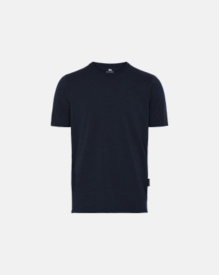 T-shirt | 100% merino uld | Navy -Dovre