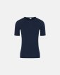 T-shirt | 100% merino uld | Navy - Dovre