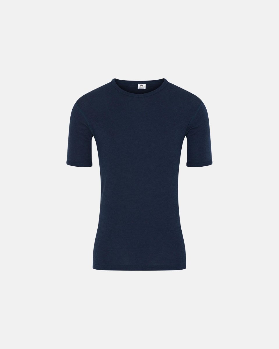 Dovre T-shirt | 100% merino uld | Navy - S