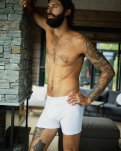 Tights m. gylp 2-pak | GOTS bomuld | Hvid -Dovre