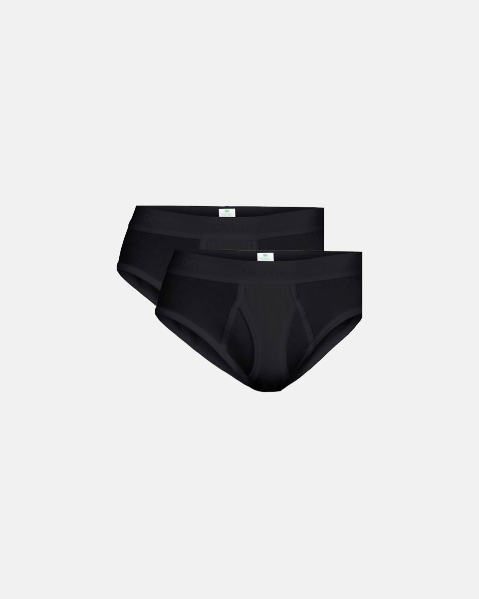 Dovre Briefs 2-pak | GOTS bomuld | Sort - S