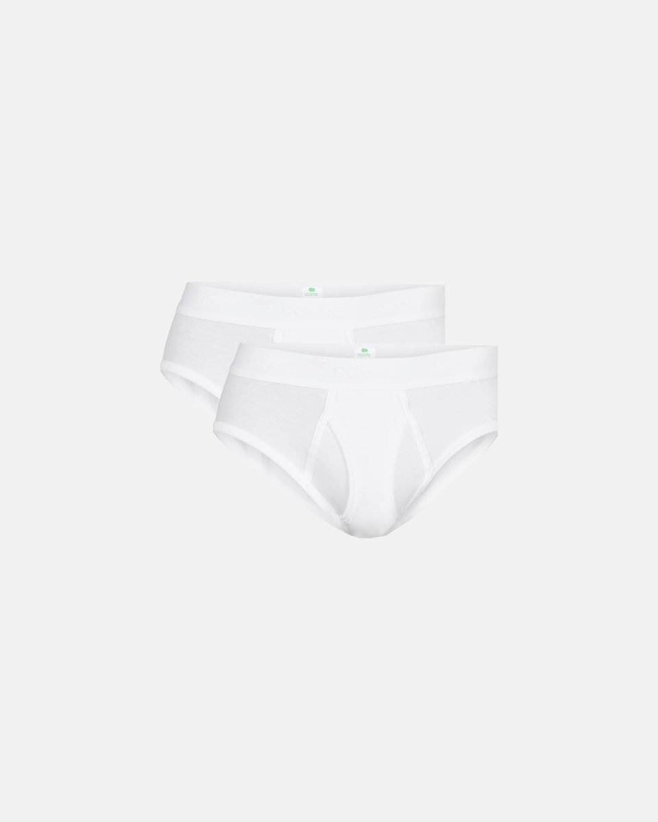 Dovre Briefs 2-pak | GOTS bomuld | Hvid - S
