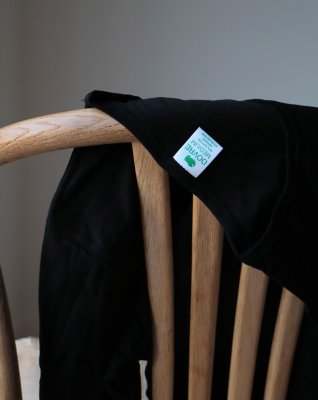 T-shirt 2-pak, GOTS bomuld, Sort