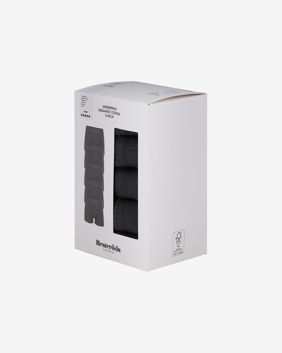 Tights "gunnar" 5-pak | Økologisk bomuld | Sort -Resteröds Tights "gunnar" 5-pak | Økologisk bomuld | Sort -Resteröds