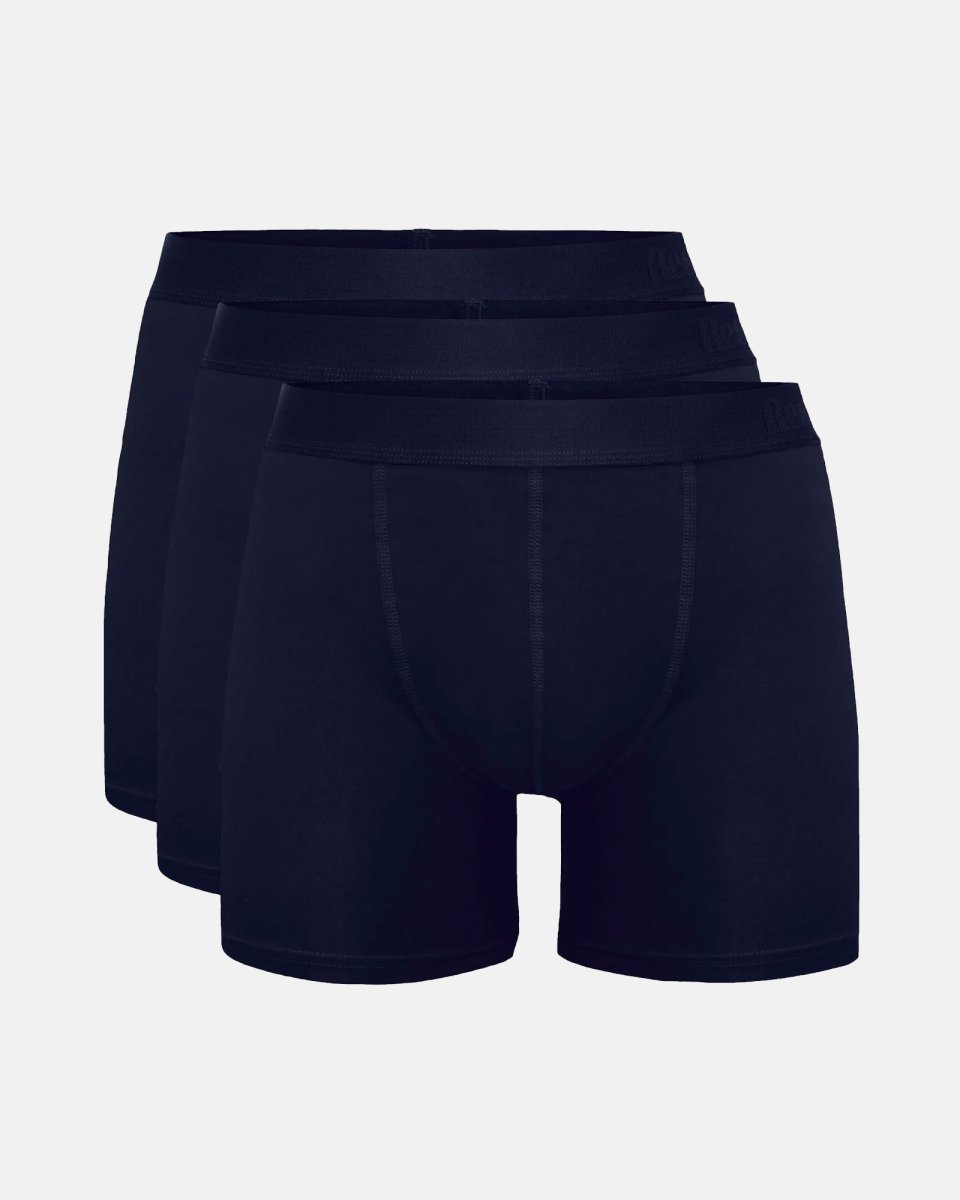 Resteröds Kalle tights long leg 3-pak | Bambusviskose | Navy - S