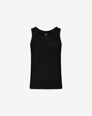 Tanktop 2-pak, Bambusviskose, Sort
