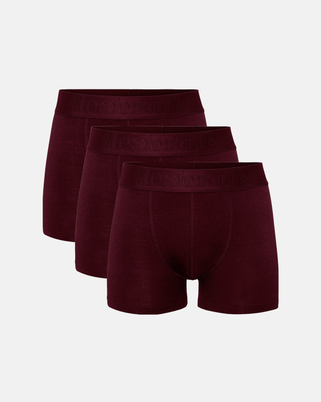 Tights ´gunnar´ 3-pak | Bambusviskose | Bordeaux
