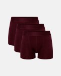 Tights 'gunnar' 3-pak, Bambusviskose, Bordeaux