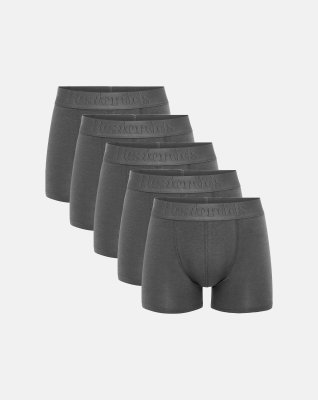 Tights 5-pak, Økologisk bomuld, grå