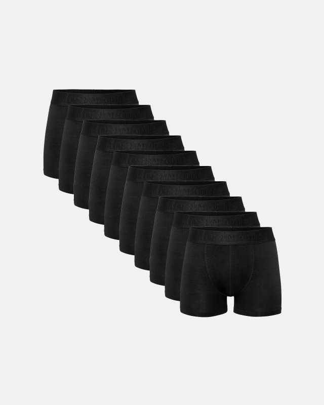 Tights ´gunnar´ 10-pak | Bambusviskose | Sort