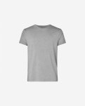 T-shirt 'o-neck', Bambusviskose, Lys grå