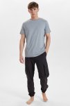 T-shirt 'o-neck', Bambusviskose, Lys grå