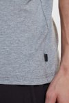T-shirt 'o-neck', Bambusviskose, Lys grå