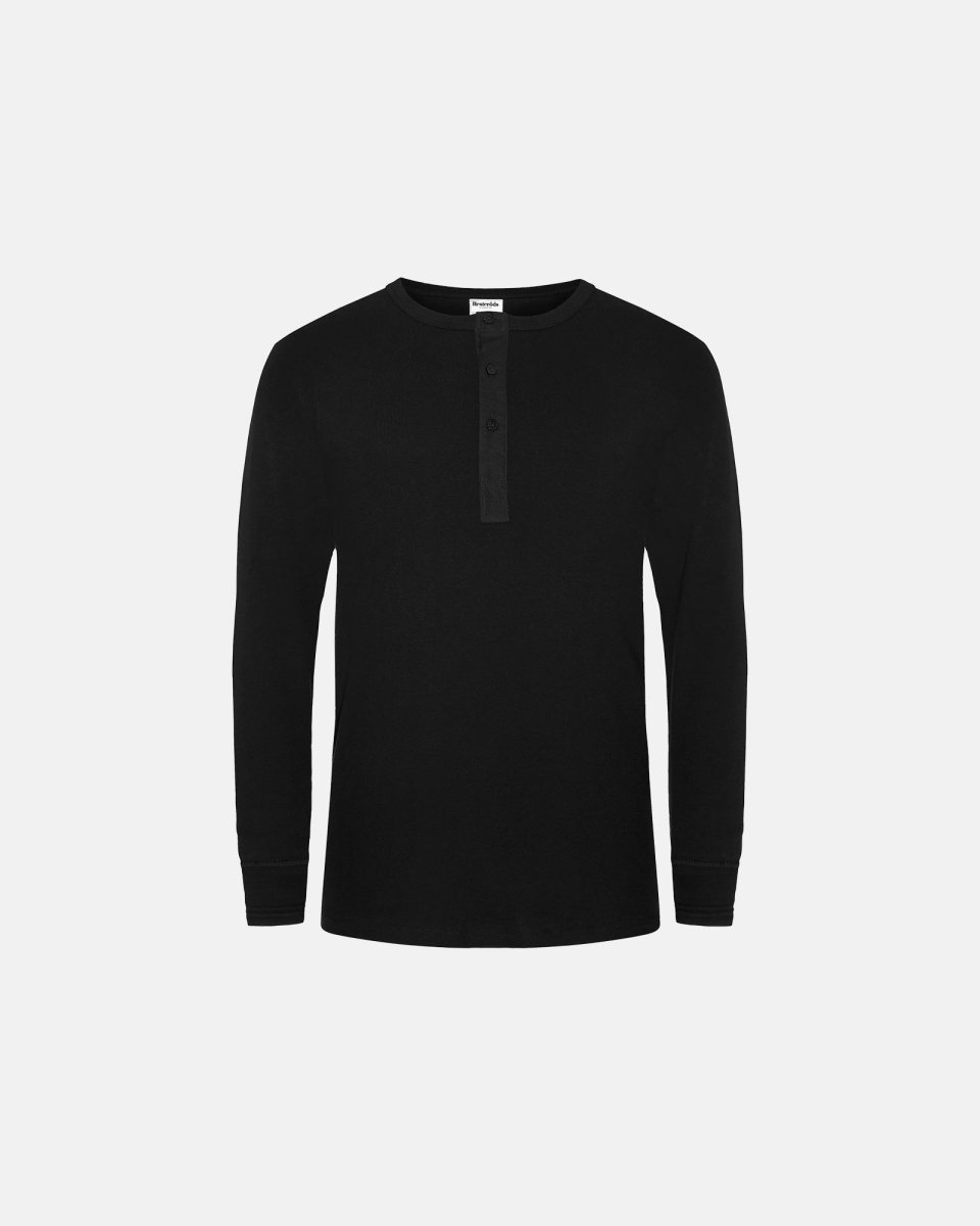 Resteröds Grandad t-shirt | 100% økologisk bomuld | Sort - S