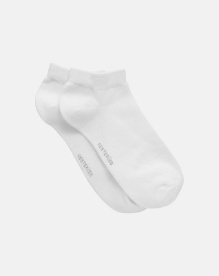 5-pak footies | bambus | hvid -Resteröds