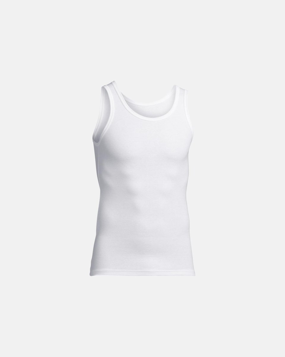 Resteröds Classic Tanktop | 100% bomuld | Hvid - 8XL