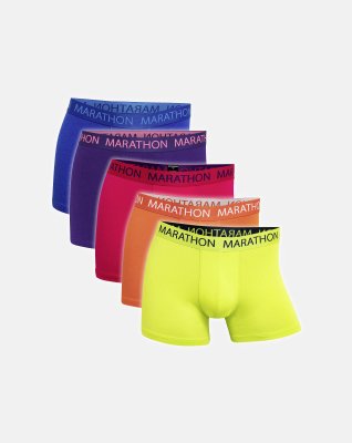 Tights 5-pak, Bambusviskose, Multifarvet