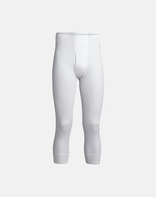 Long johns m. gylp " classic 3/4 længde" | 100% bomuld | Hvid -Resteröds