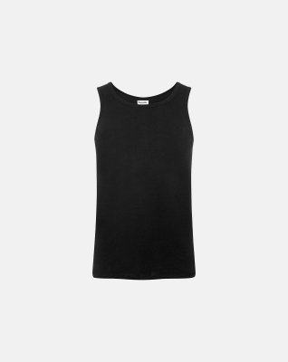 Tanktop 2-pak, 100% økologisk bomuld, Sort
