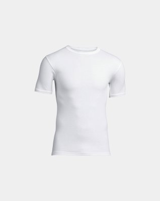 "Classic" t-shirt | bomuld | hvid -Resteröds