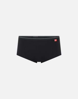 Hipster "low", GOTS økologisk bomuld, Sort