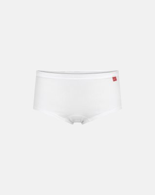 Hipster "low", GOTS økologisk bomuld, Hvid