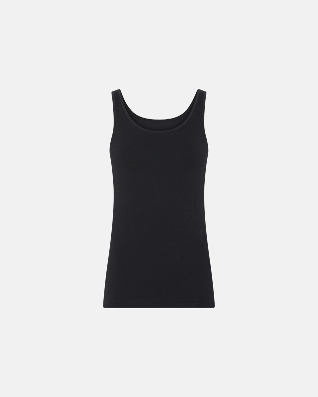 Tanktop | GOTS økologisk bomuld | Sort