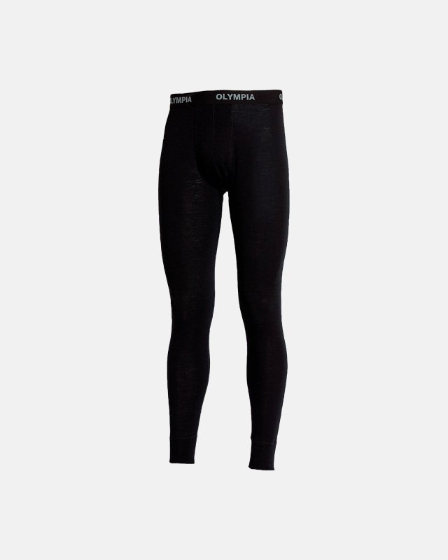 Long johns | 100% merino uld | Sort