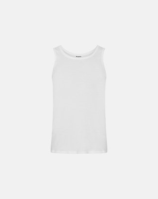 Tanktop 2-pak, 100% økologisk bomuld, Hvid