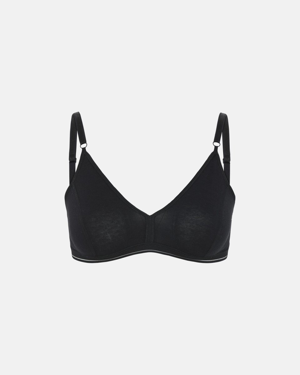 Marathon Woman BH | GOTS økologisk bomuld | Sort - 36