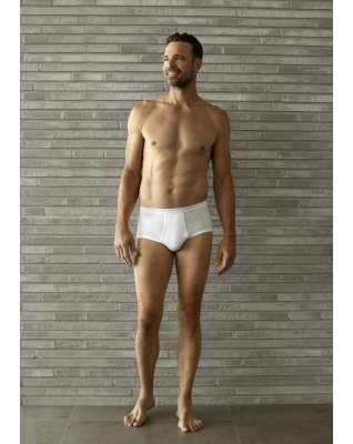 Briefs m. gylp "classic", 100% bomuld, Hvid