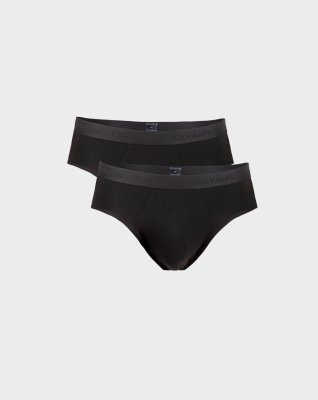 Briefs 2-pak, Bambusviskose, Sort