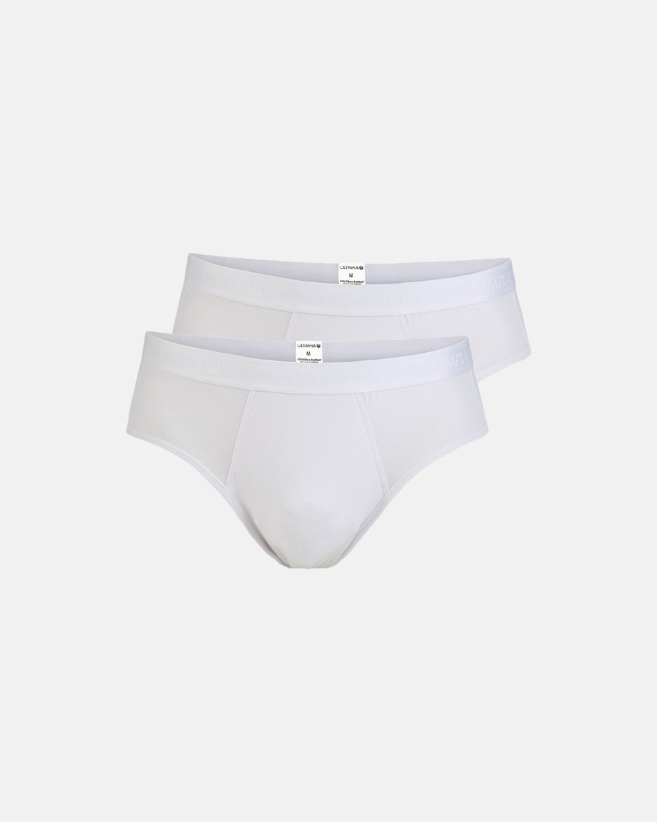 Olympia Briefs 2-pak | Bambusviskose | Hvid - M