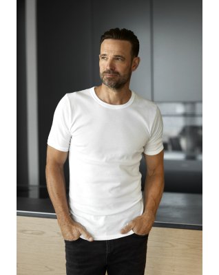 T-shirt, 2-pak, GOTS bomuld, Hvid