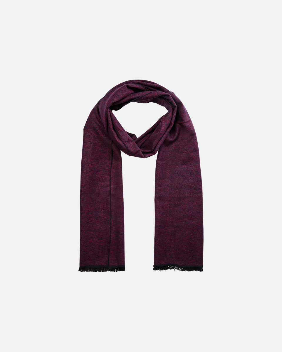 Connexion Tie Halstørklæde | 100% børstet silke | Bordeaux - PCS