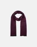 Halstørklæde | 100% børstet silke | Bordeaux -Connexion Tie