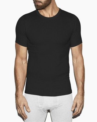 T-shirt "classic o-neck"  | 100% bomuld | Sort -Olympia