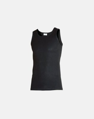 Tanktop "classic", 100% bomuld, Sort