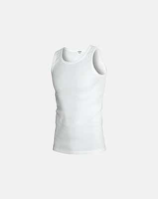 Tanktop "classic", 100% bomuld, Hvid