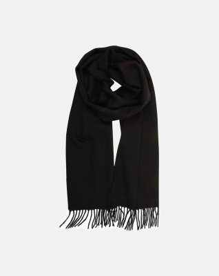 Halstørklæde | 100% uld | sort -Connexion Tie