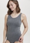 Top med brede stropper | mikrofiber | grå -Decoy