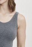 Top med brede stropper | mikrofiber | grå -Decoy