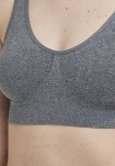 BH-top med brede stropper, mikrofiber, grå