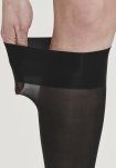 Knælang strømpe "Perfect fit"  | 30 denier | Sort -Decoy