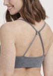 BH-top med smalle stropper | mikrofiber | grå -Decoy