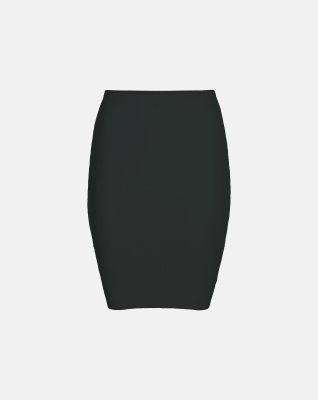 Shapewear nederdel, Sort