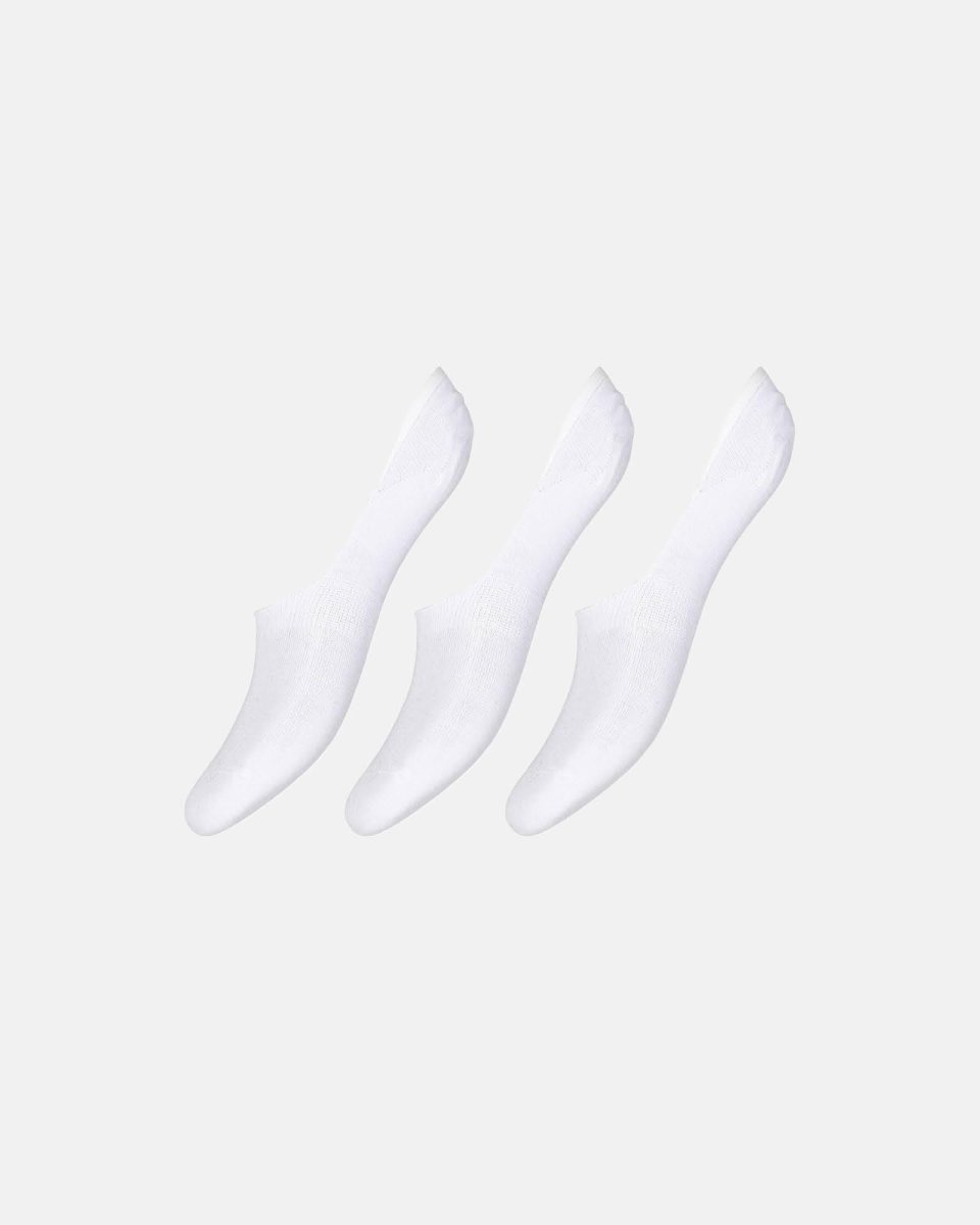 Decoy Footies 3-pak | Bambusviskose | Hvid - 37-41