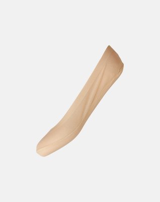 Footies lasercut 2-pak, 40 denier, Sand