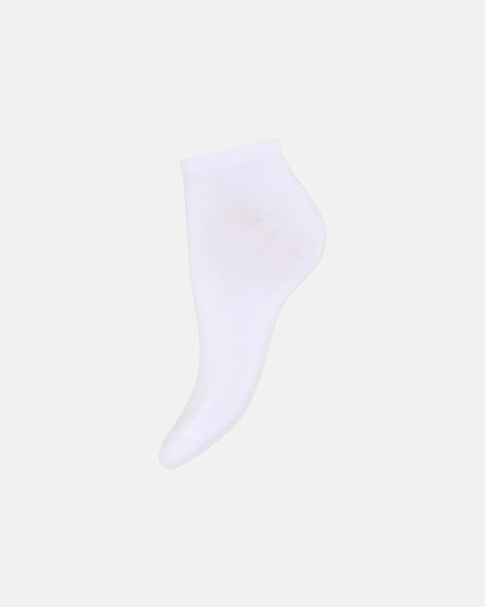 Decoy Footie finstrikket | Bambusviskose | Hvid - 37-41